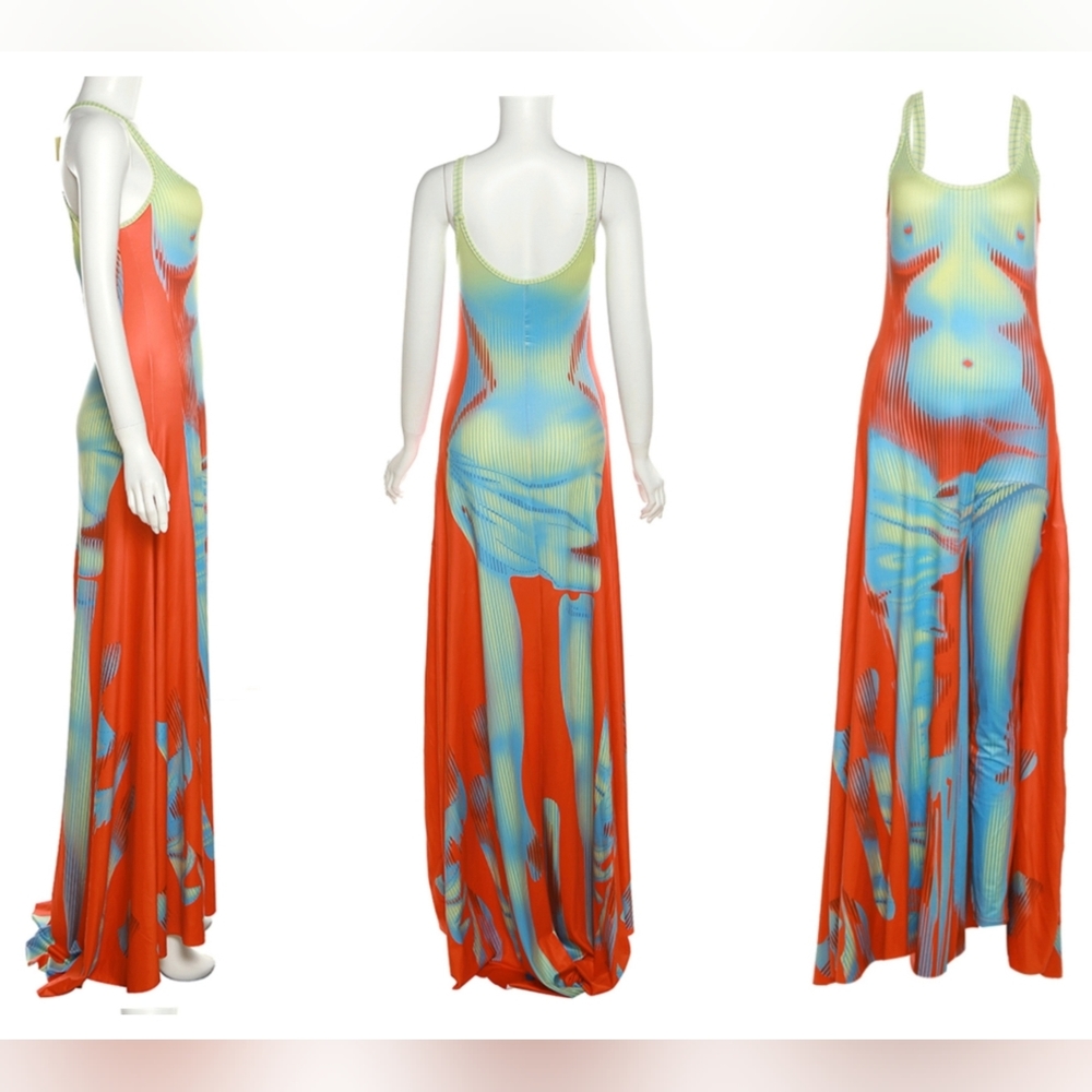 3D maxi dress - Picture 2 of 3